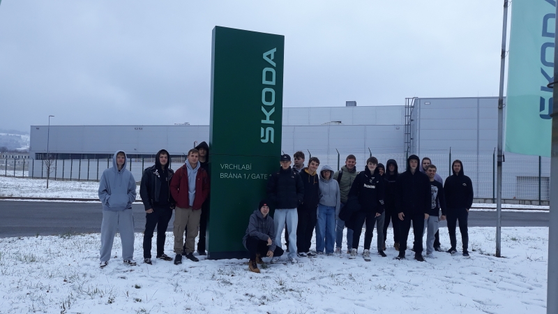 Odborná exkurze ve firmě ŠKODA AUTO VRCHLABÍ